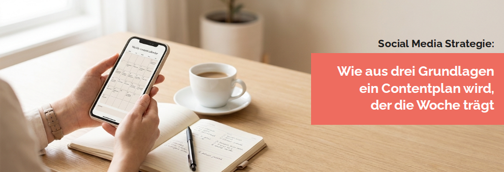Social Media Strategie: Wie aus drei Grundlagen ein Contentplan wird